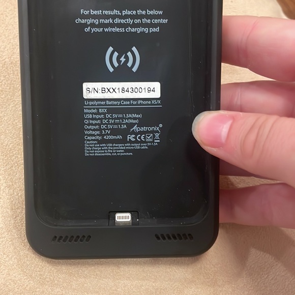 Alpatronix battery iPhone 10 case - Picture 5 of 5